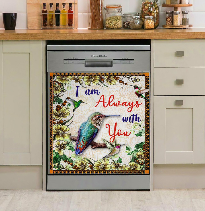 Hummingbird I Am Always With You NI0910005HY Decor Kitchen Dishwasher Cover