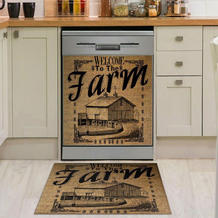 Farm AM0510603CL Decor Kitchen Dishwasher Cover