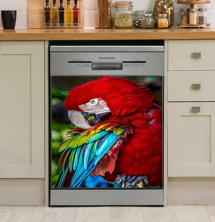 Parrot Jungle Forest NI0610105NT Decor Kitchen Dishwasher Cover