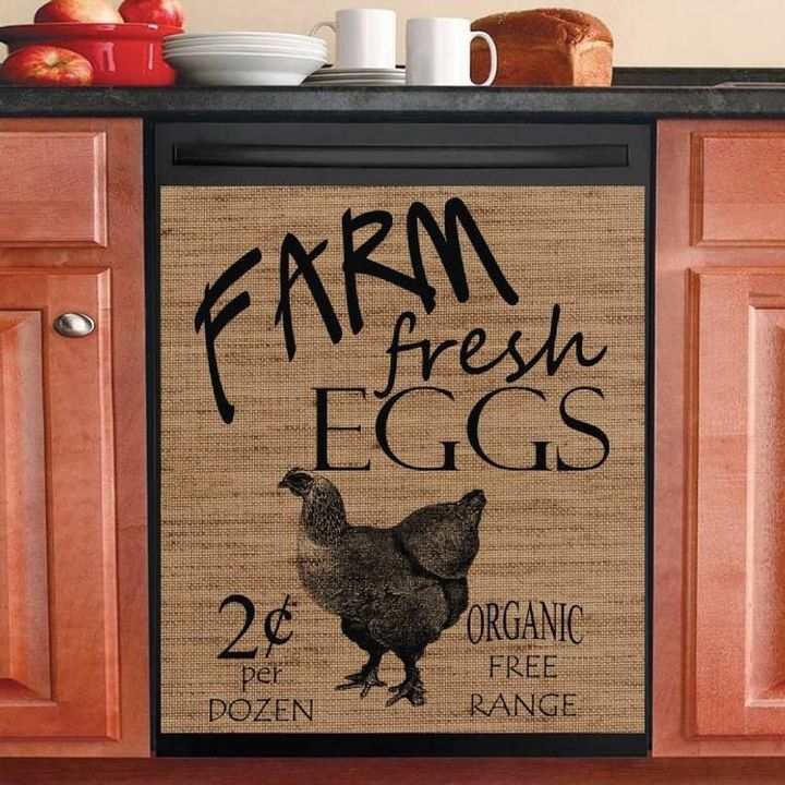 Rooster Farm TH0311347CL Decor Kitchen Dishwasher Cover