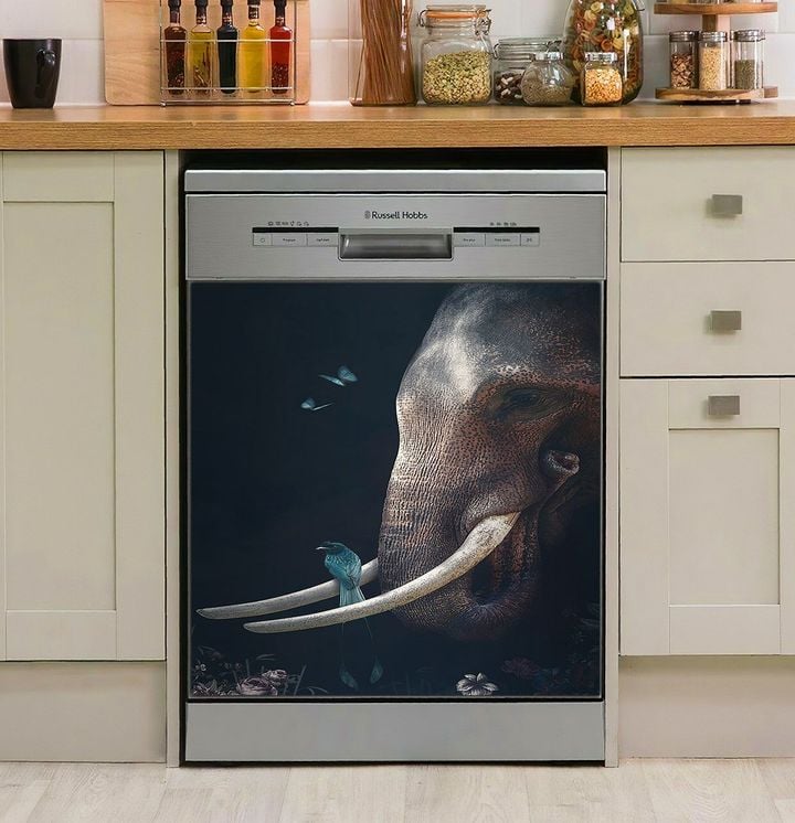 Elephant NI0910011LD Decor Kitchen Dishwasher Cover