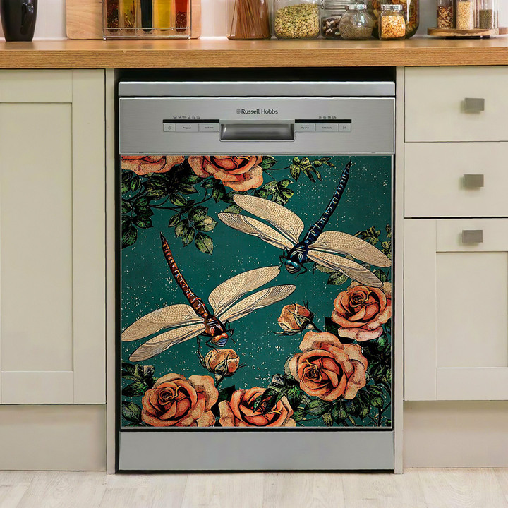 Dragonfly AM0510773CL Decor Kitchen Dishwasher Cover