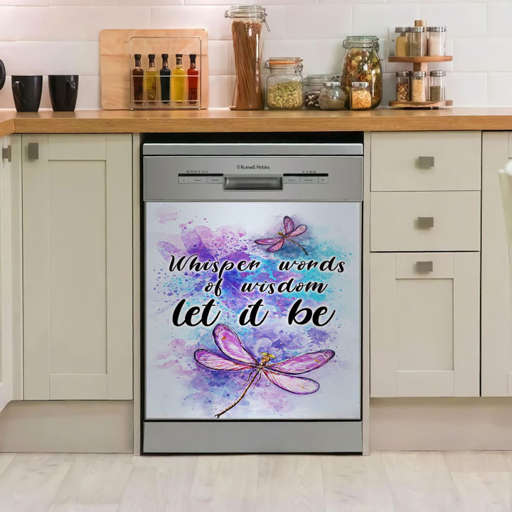 Dragonfly Let It Be TH1111110CL Decor Kitchen Dishwasher Cover