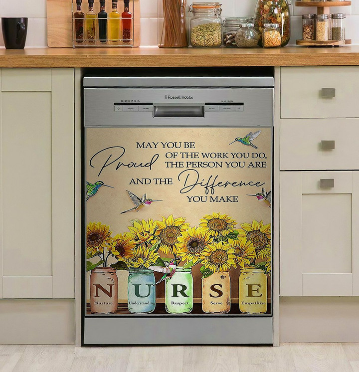 Nurse May You Be Proud Of The Work You Do NI0610044DD Decor Kitchen Dishwasher Cover