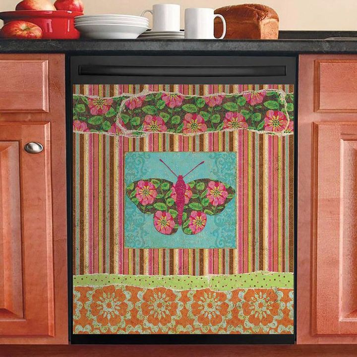 Butterfly Pattern NI2601063YC Decor Kitchen Dishwasher Cover