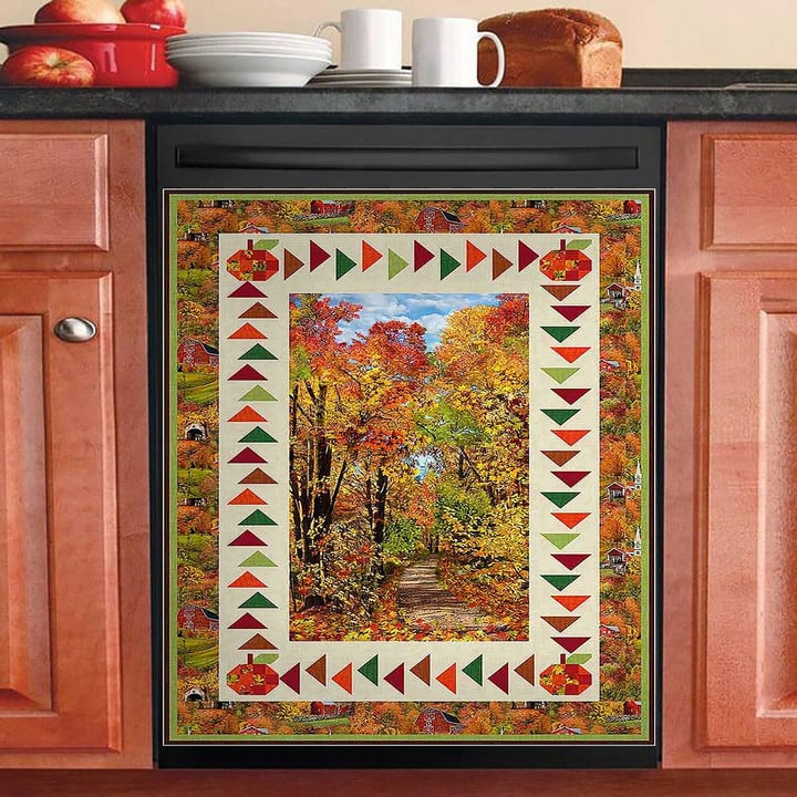 Beautiful Autumn Hiking NI1411007KL Decor Kitchen Dishwasher Cover