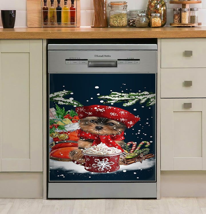 Yorkshire Christmas Night NI0610004DD Decor Kitchen Dishwasher Cover