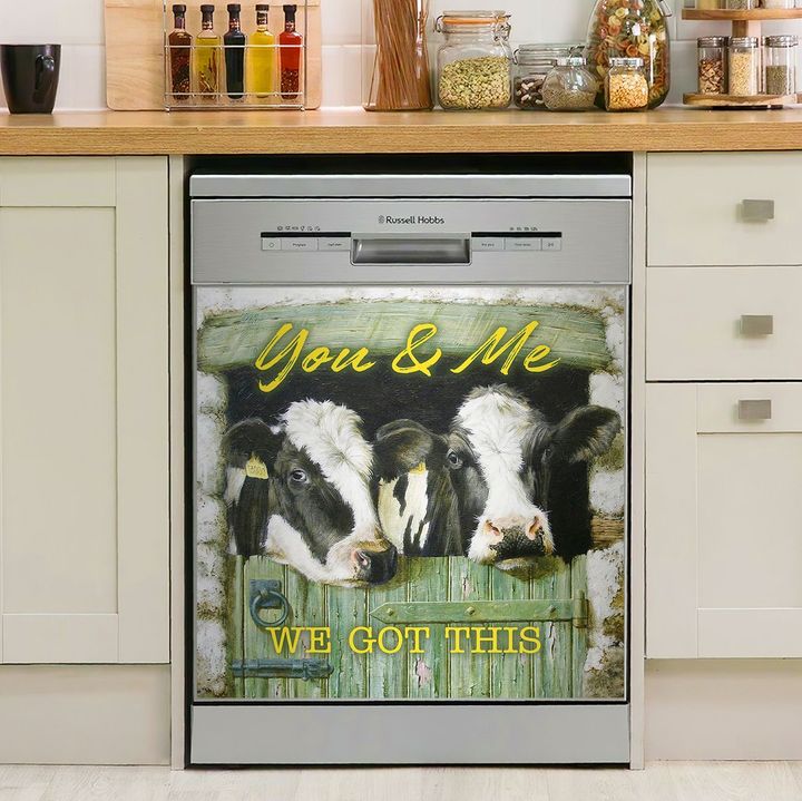 You And Me Cow NI1311007VB Decor Kitchen Dishwasher Cover