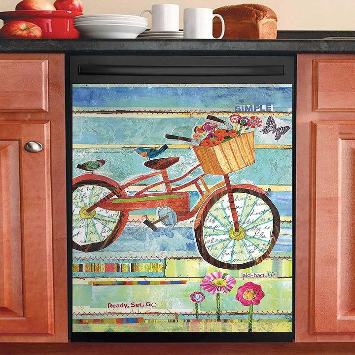 Summer Bike Pattern NI2901192YC Decor Kitchen Dishwasher Cover