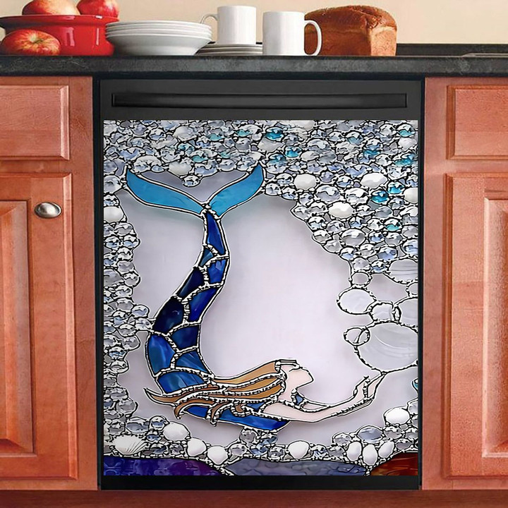 Little Mermaid Under The Ocean NI0312059KL Decor Kitchen Dishwasher Cover