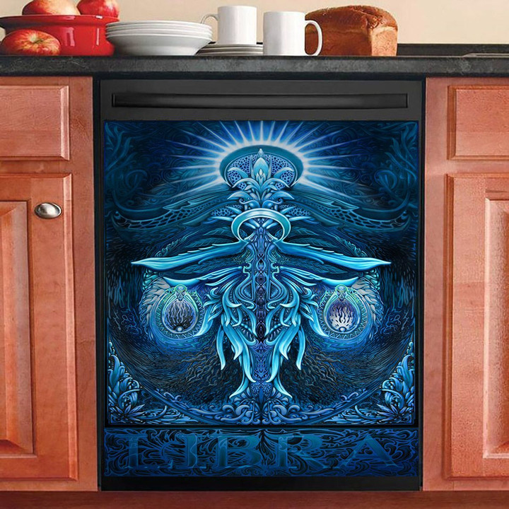 Libra Zodiac NI2710040TT Decor Kitchen Dishwasher Cover