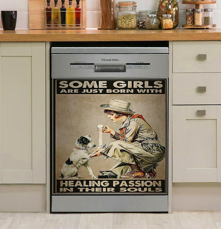 Nursing Scouting Girl In Their Soul NI1412127DD Decor Kitchen Dishwasher Cover