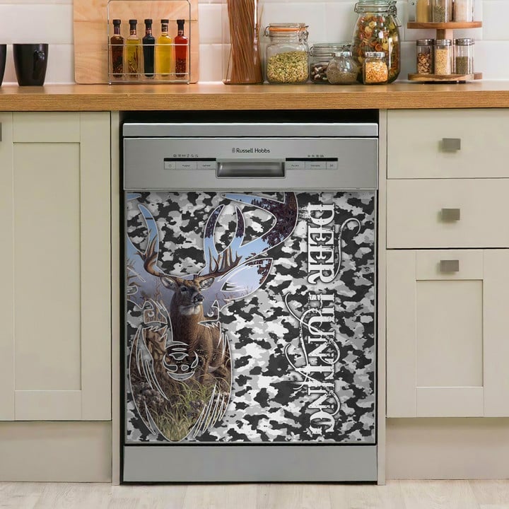Deer Hunting TH2710538CL Decor Kitchen Dishwasher Cover