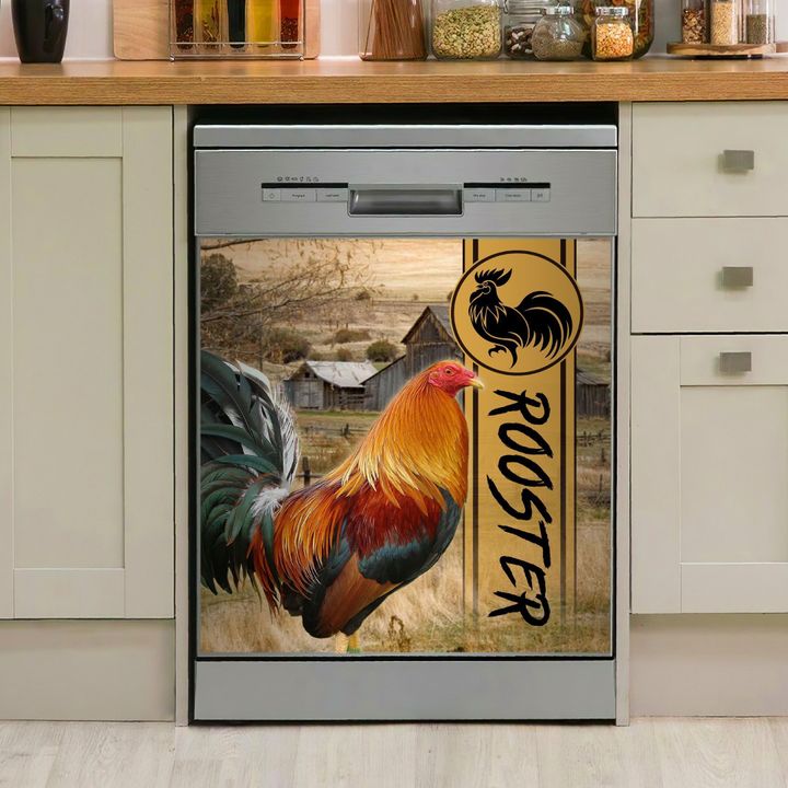 Chicken Rooster TH2610087CL Decor Kitchen Dishwasher Cover