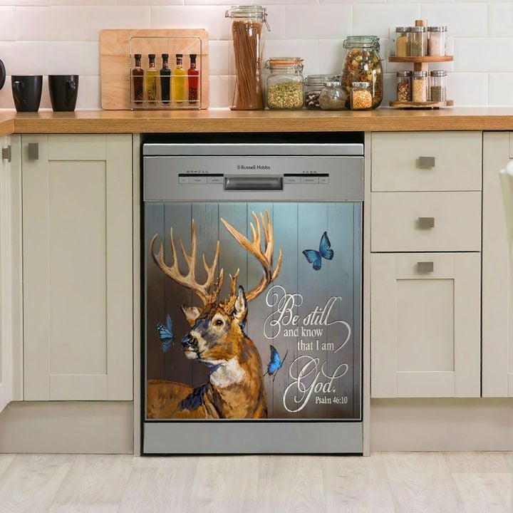 Deer AM0710124CL Decor Kitchen Dishwasher Cover
