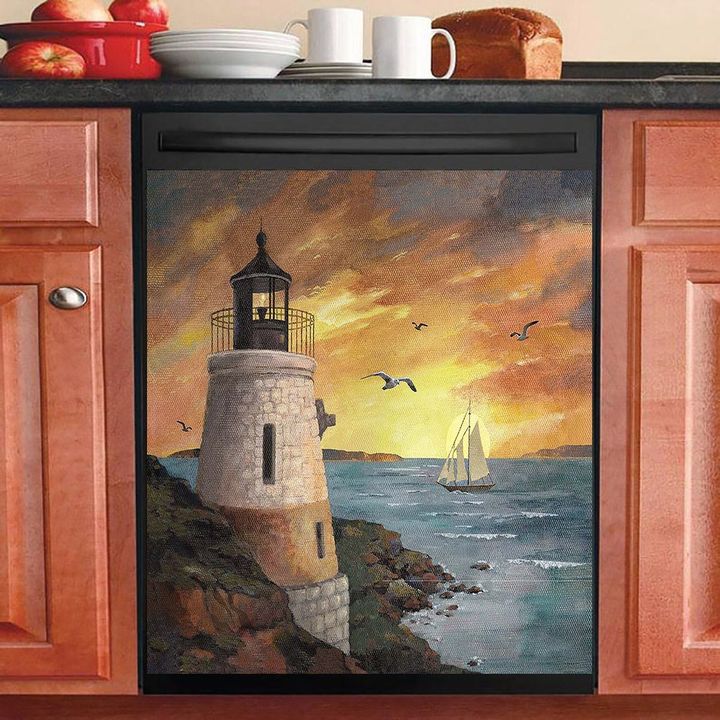 Castle Rock Lighthouse NI2901035YC Decor Kitchen Dishwasher Cover
