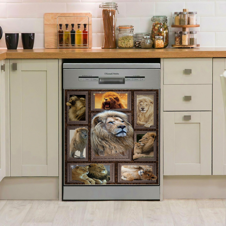 Huge Lion GS1210054OD Decor Kitchen Dishwasher Cover