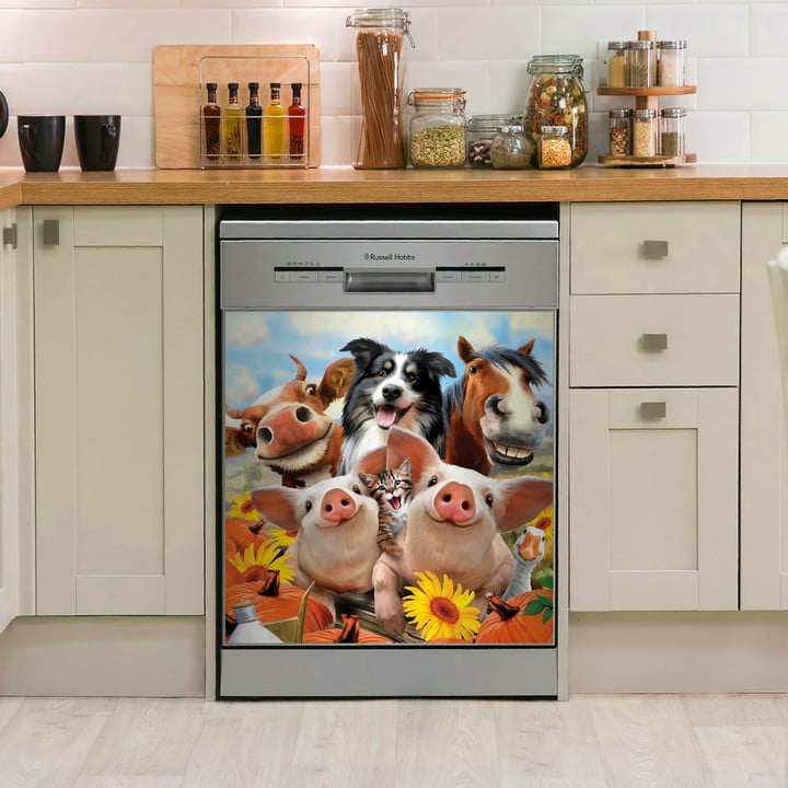 Farm Animals TH2910588CL Decor Kitchen Dishwasher Cover