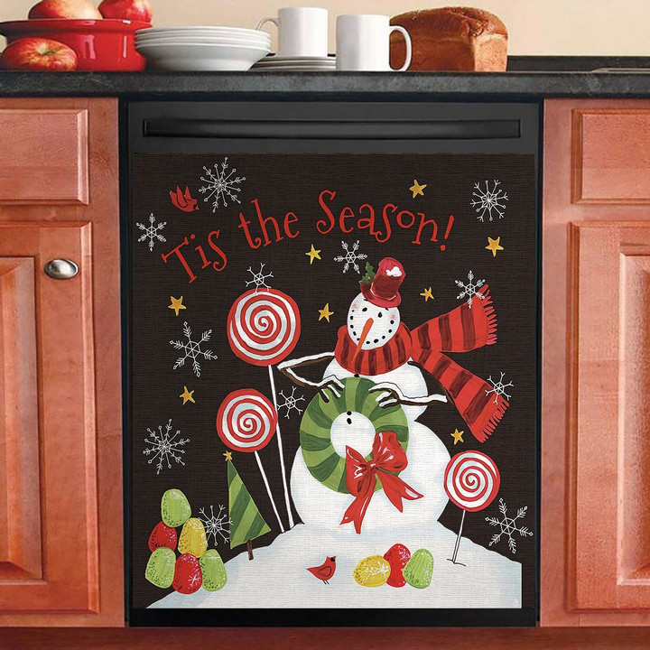 Sweet Snowmen And Lollipop NI1212107KL Decor Kitchen Dishwasher Cover