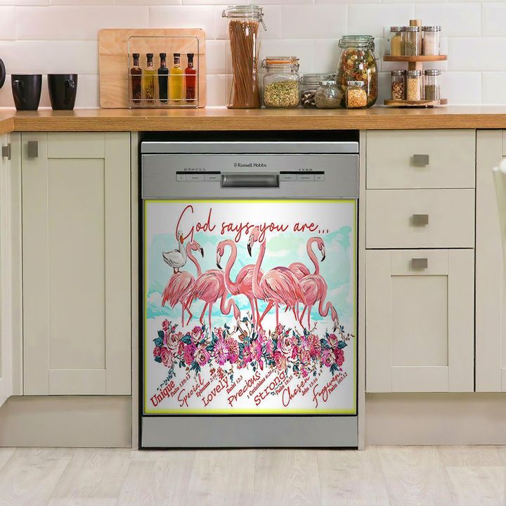 Flamingo AM0510904CL Decor Kitchen Dishwasher Cover
