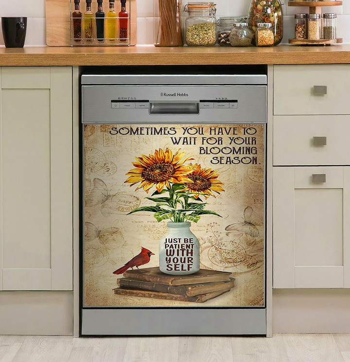Sunflower Blooming NI1212054DD Decor Kitchen Dishwasher Cover