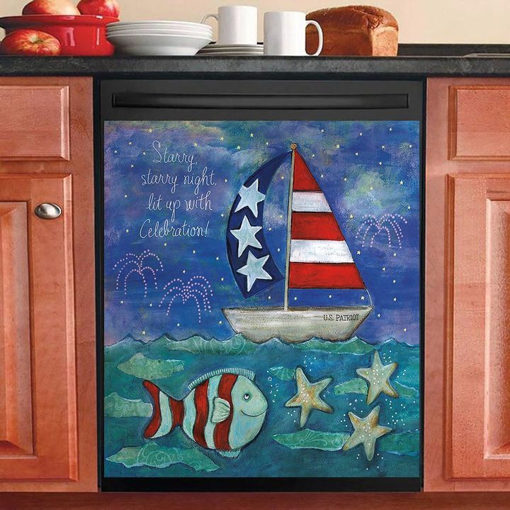 Fish Ocean NI2611083NT Decor Kitchen Dishwasher Cover