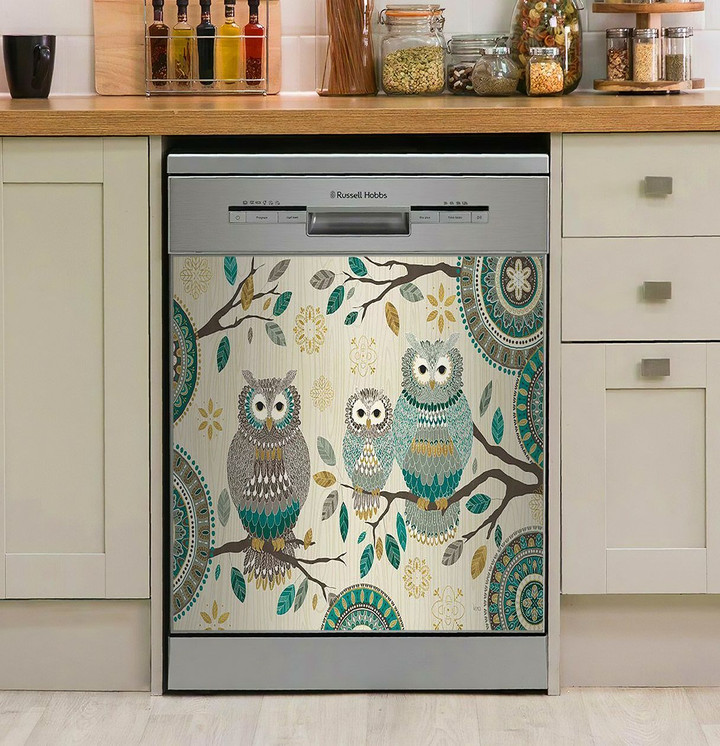 Cool Feathers NI1712241DD Decor Kitchen Dishwasher Cover