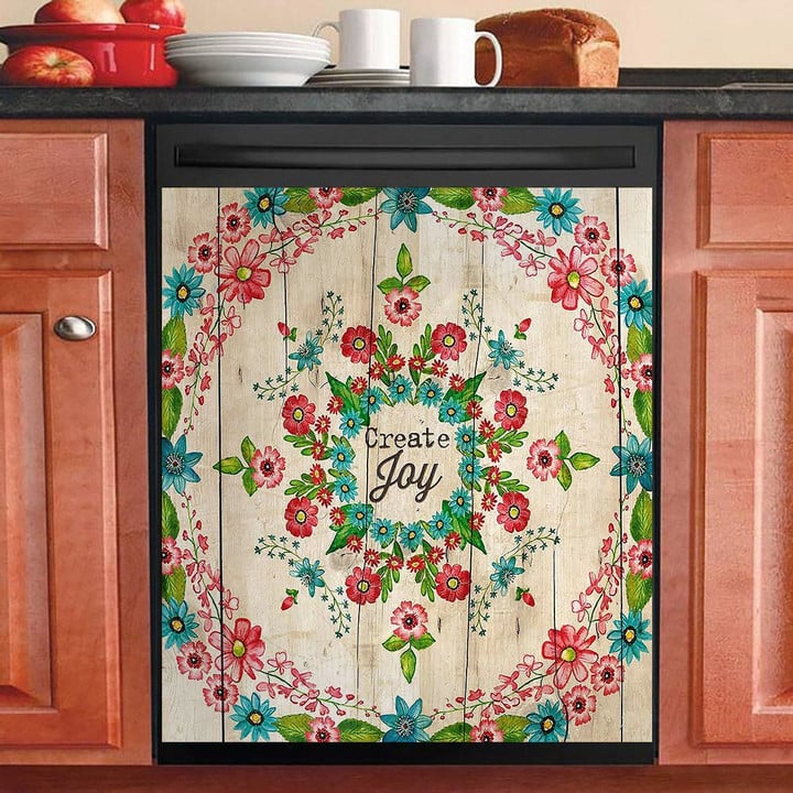 Flower Create Joy NI1201090NT Decor Kitchen Dishwasher Cover