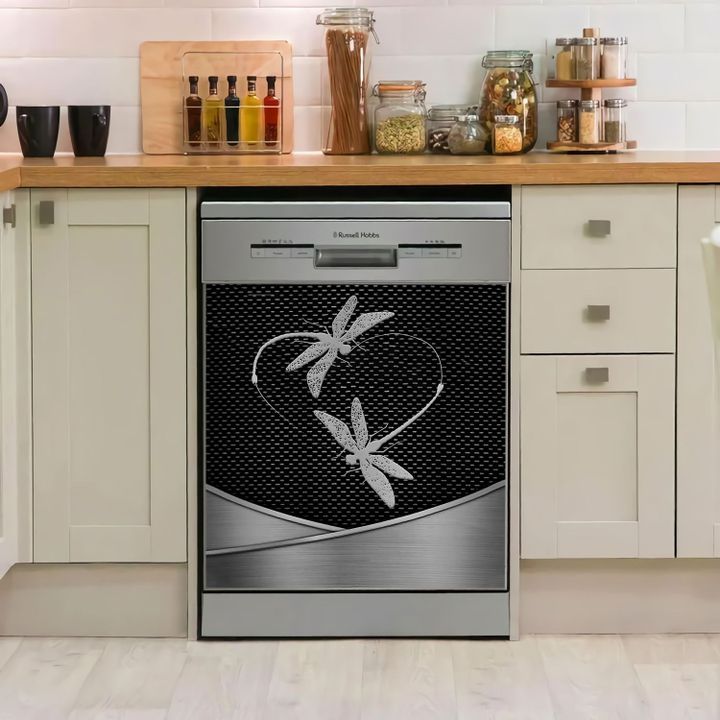 Dragonfly Sliver TH1111147CL Decor Kitchen Dishwasher Cover