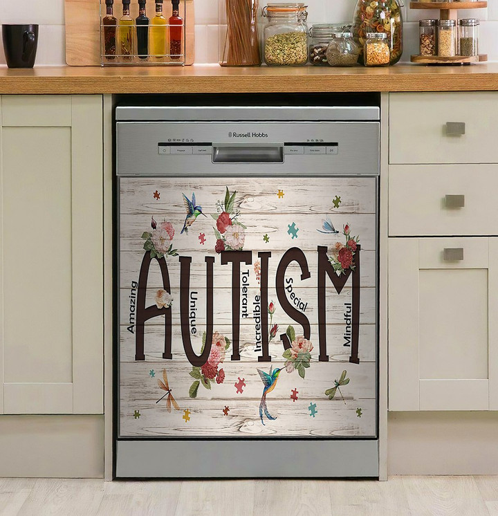 Autism Amazing Unique Tolerant Incredible NI0610010NT Decor Kitchen Dishwasher Cover