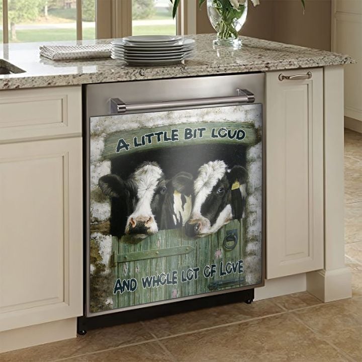 Farm Cow Family HT0310002NP Decor Kitchen Dishwasher Cover