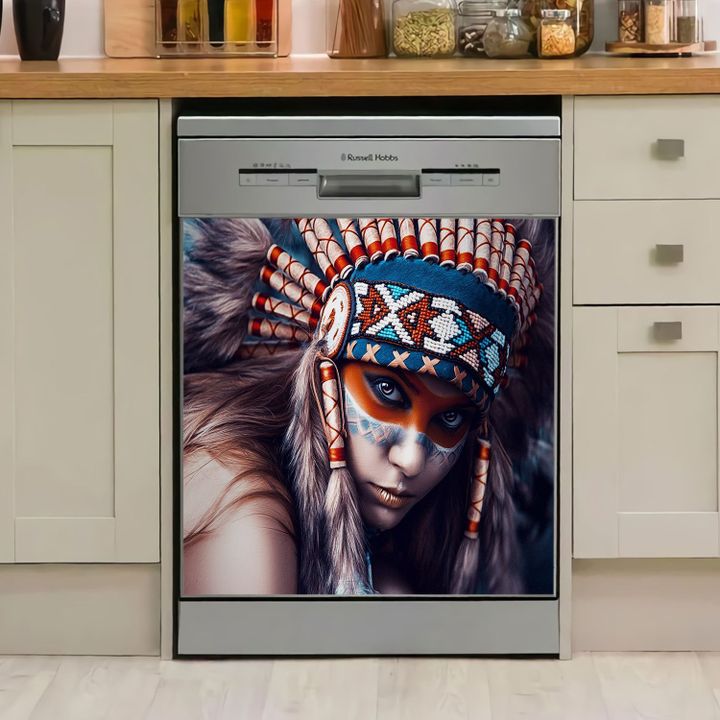 Native American Print TH1311524CL Decor Kitchen Dishwasher Cover
