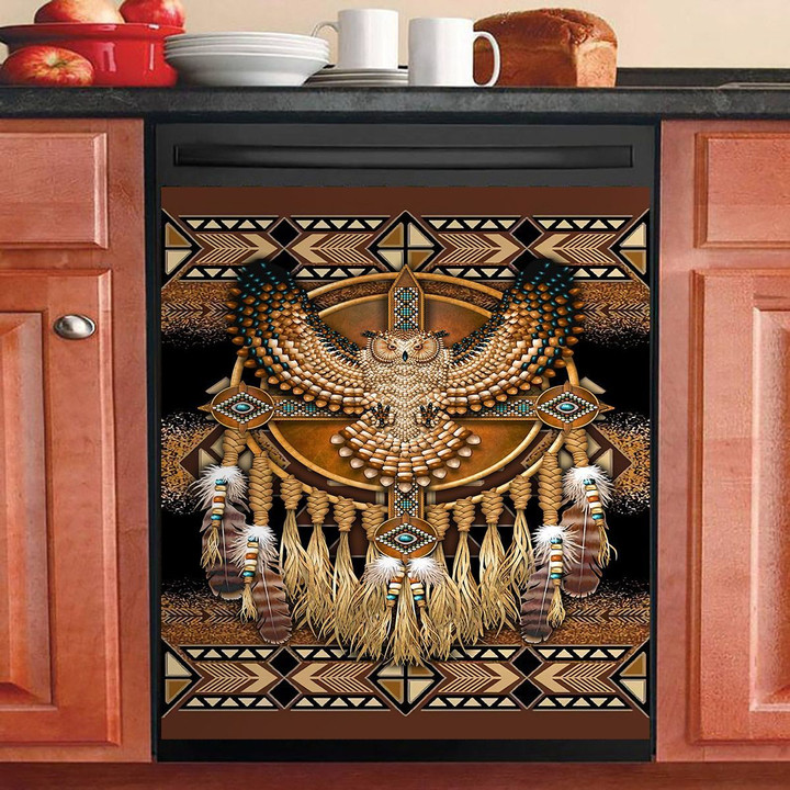 Native Owl Dreamcatcher NI2610015TT Decor Kitchen Dishwasher Cover