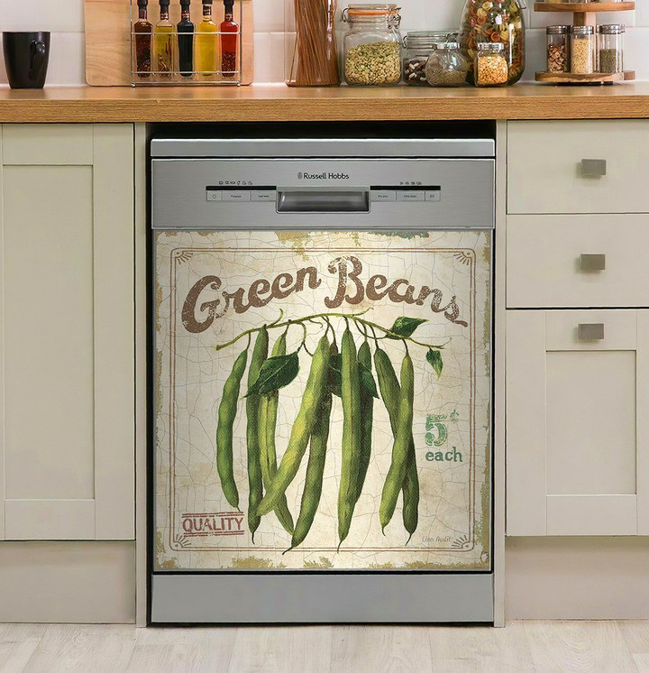 Green Beans NI1712182DD Decor Kitchen Dishwasher Cover