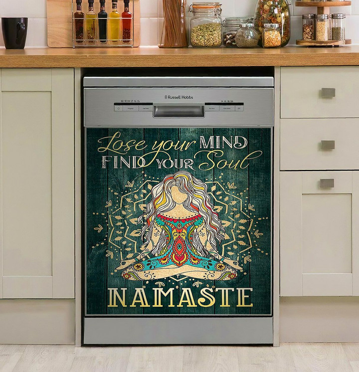Yoga Lose My Mind And Find My Soul NI1412003DD Decor Kitchen Dishwasher Cover
