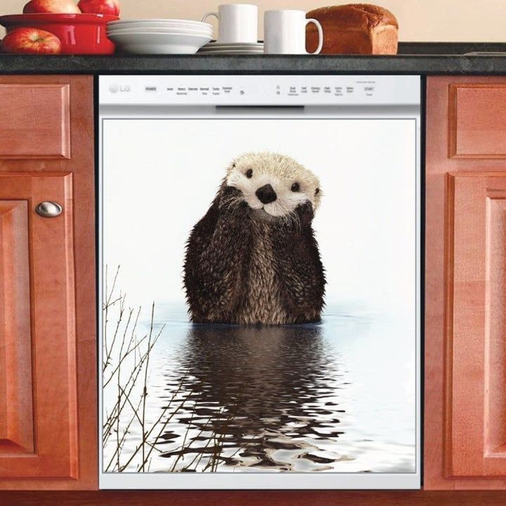 Otter TH0211185CL Decor Kitchen Dishwasher Cover