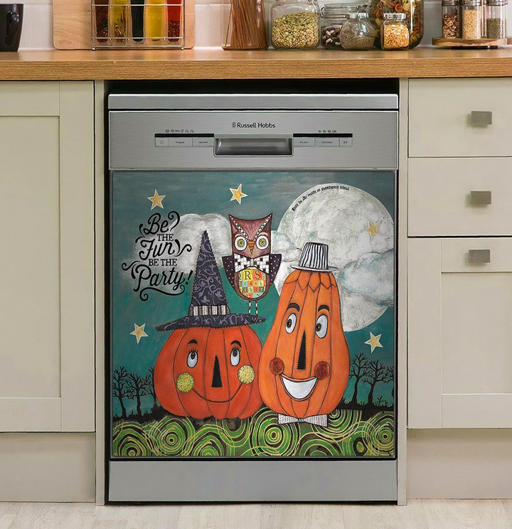 Pumpkin And Owl Party NI2711242NT Decor Kitchen Dishwasher Cover