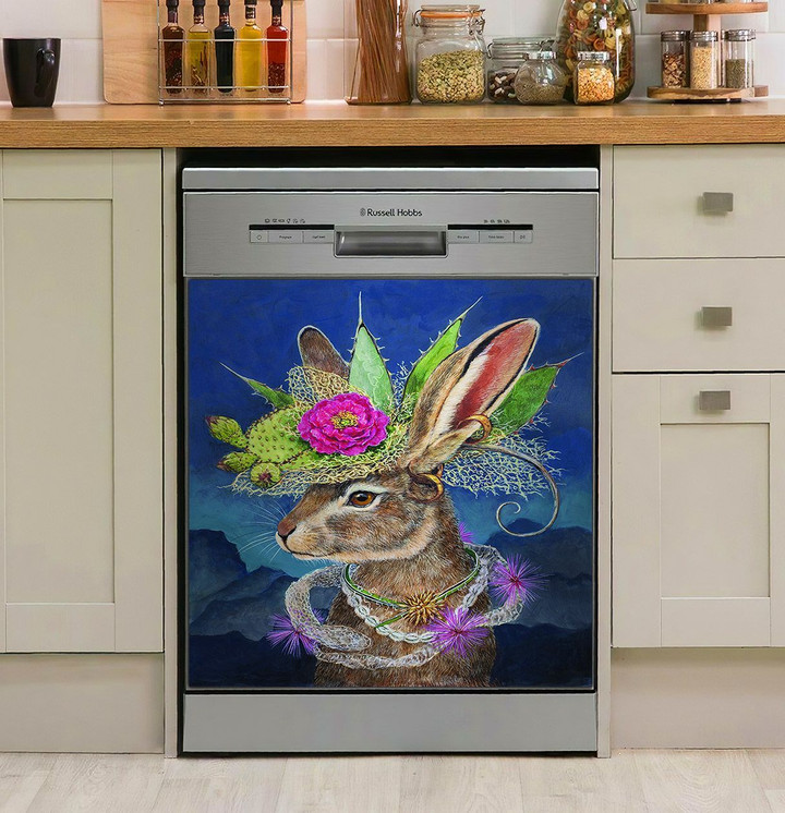 Queen Of Rabbit NI0810030LD Decor Kitchen Dishwasher Cover