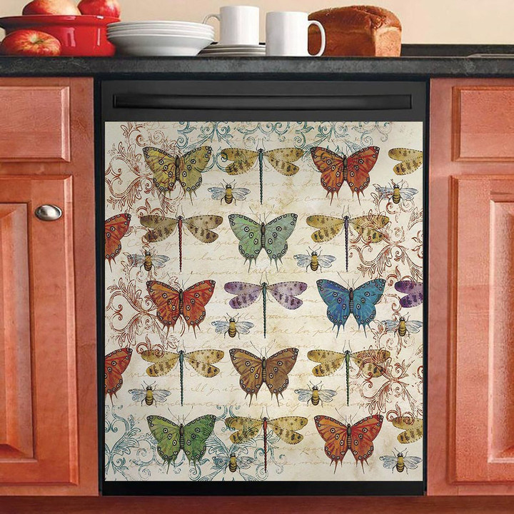 Blossomwood Butterflies NI2601049YC Decor Kitchen Dishwasher Cover