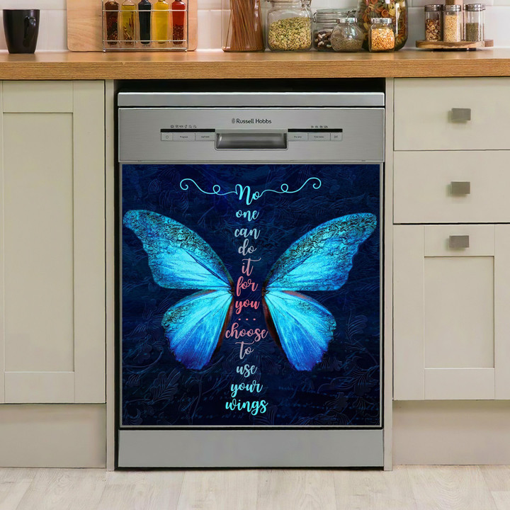Butterfly I Choose To Use Your Wings TH2410055CL Decor Kitchen Dishwasher Cover