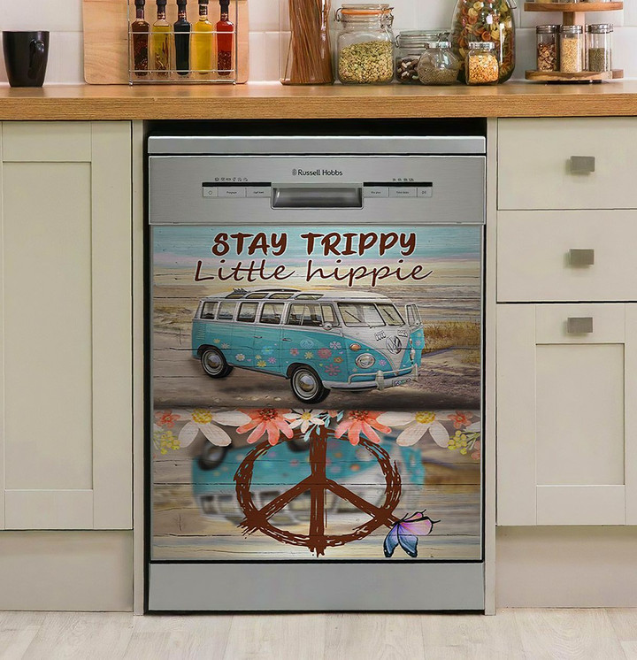 Hippie Stay Trippy Little Hippie NI0912167DD Decor Kitchen Dishwasher Cover
