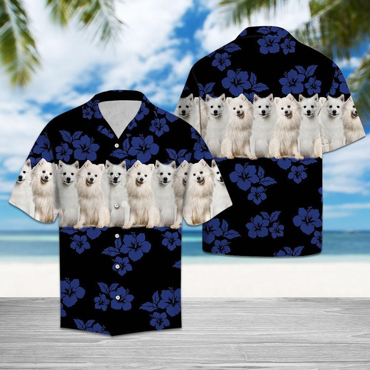 Awesome Japanese Spitz YQ1203568CL Button Up Shirt