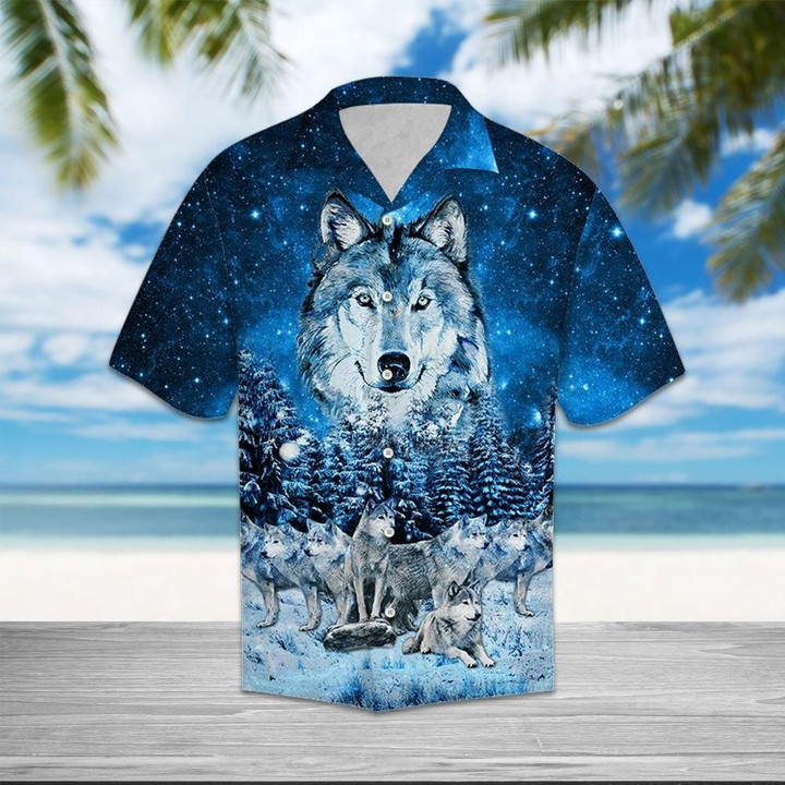 Wolf Family Mountain YQ1203308CL Button Up Shirt