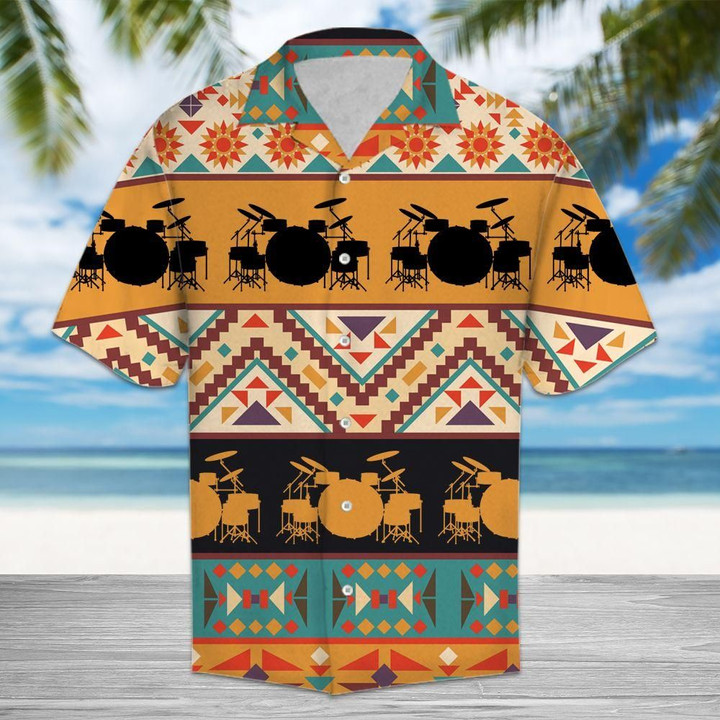Amazing Drums YQ1203484CL Button Up Shirt
