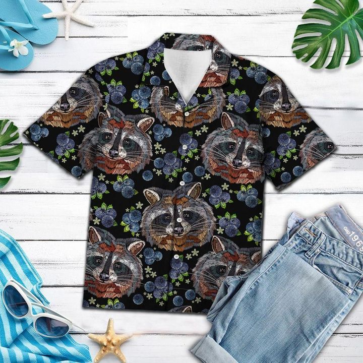 Amazing Raccoons YQ1203072CL Button Up Shirt