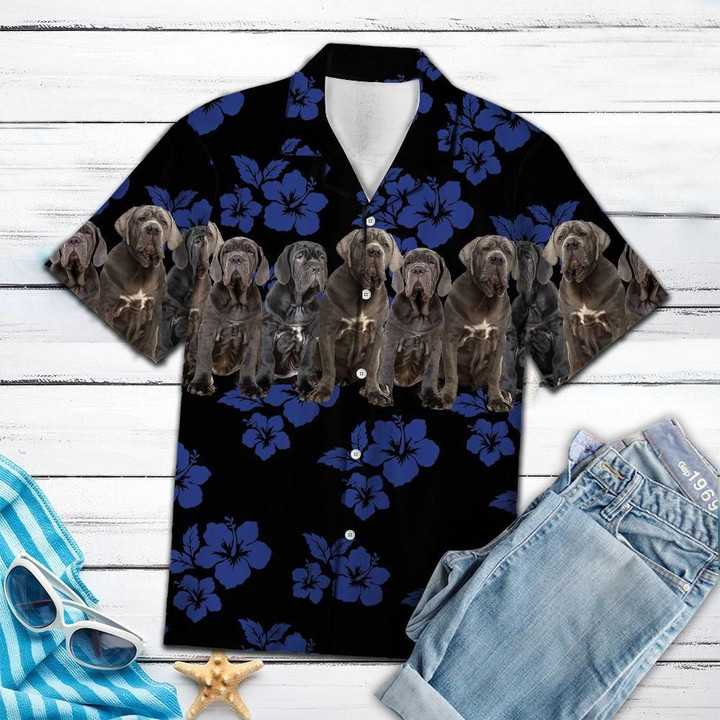 Awesome Neapolitan Mastiff YQ1203581CL Button Up Shirt
