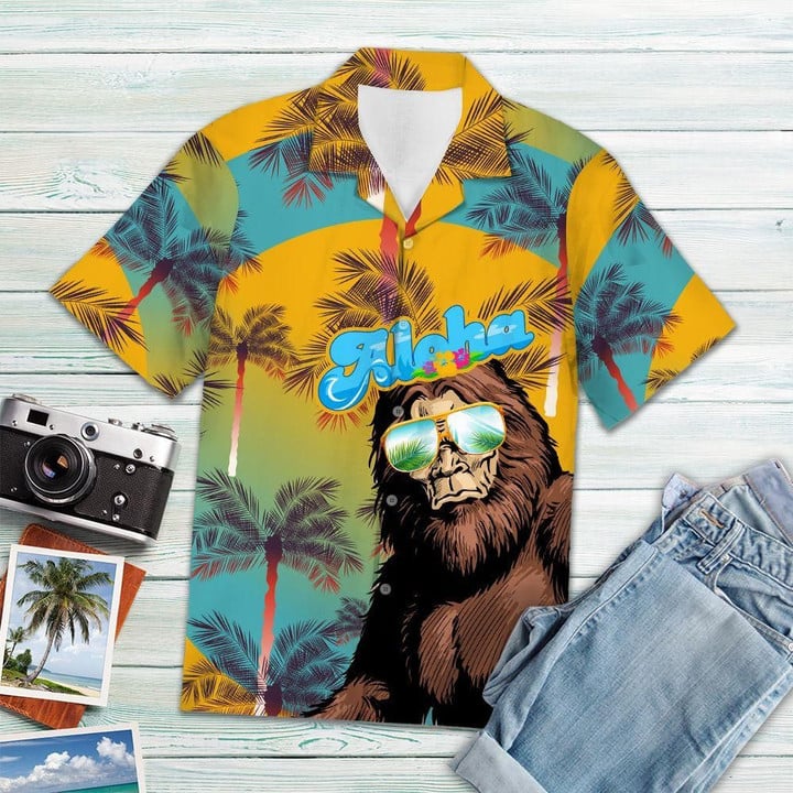 Bigfoot Aloha YQ1203280CL Button Up Shirt