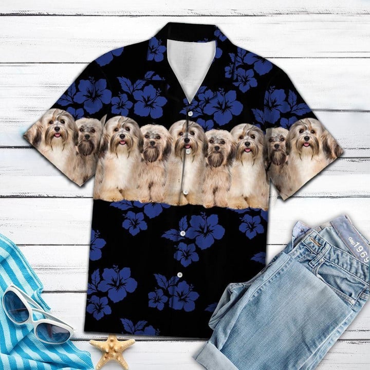 Awesome Havanese YQ1203584CL Button Up Shirt