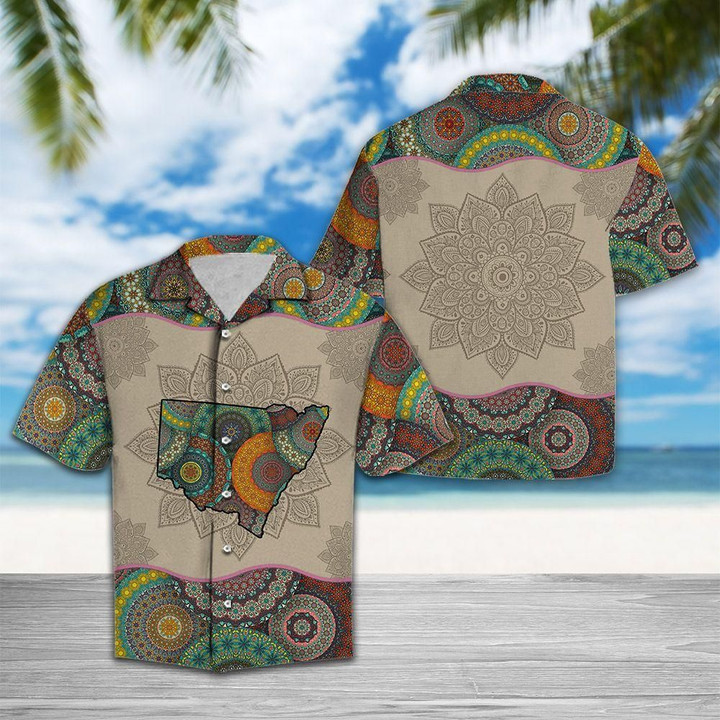 Awesome New South Wales Mandala YQ1203008CL Button Up Shirt