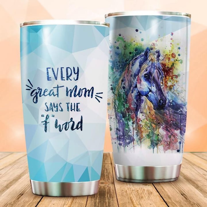 Personalized  Great Mom Love Horses XL1203209CL Tumbler